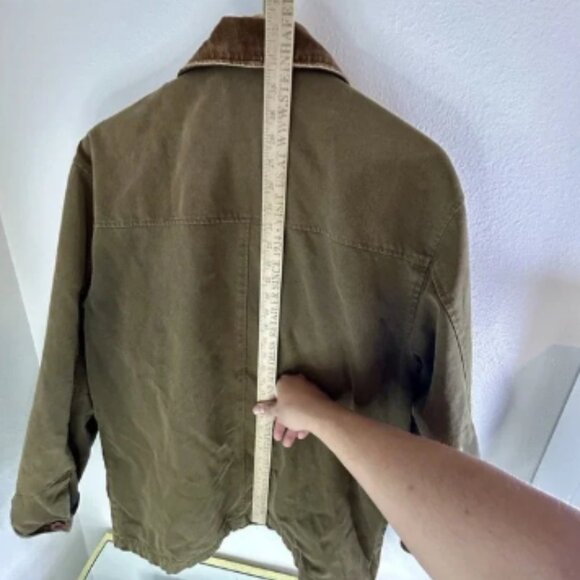 00s American Eagle Flannel Lined Faded Barn Coat - Size Small - Faded - Picture 4 of 11